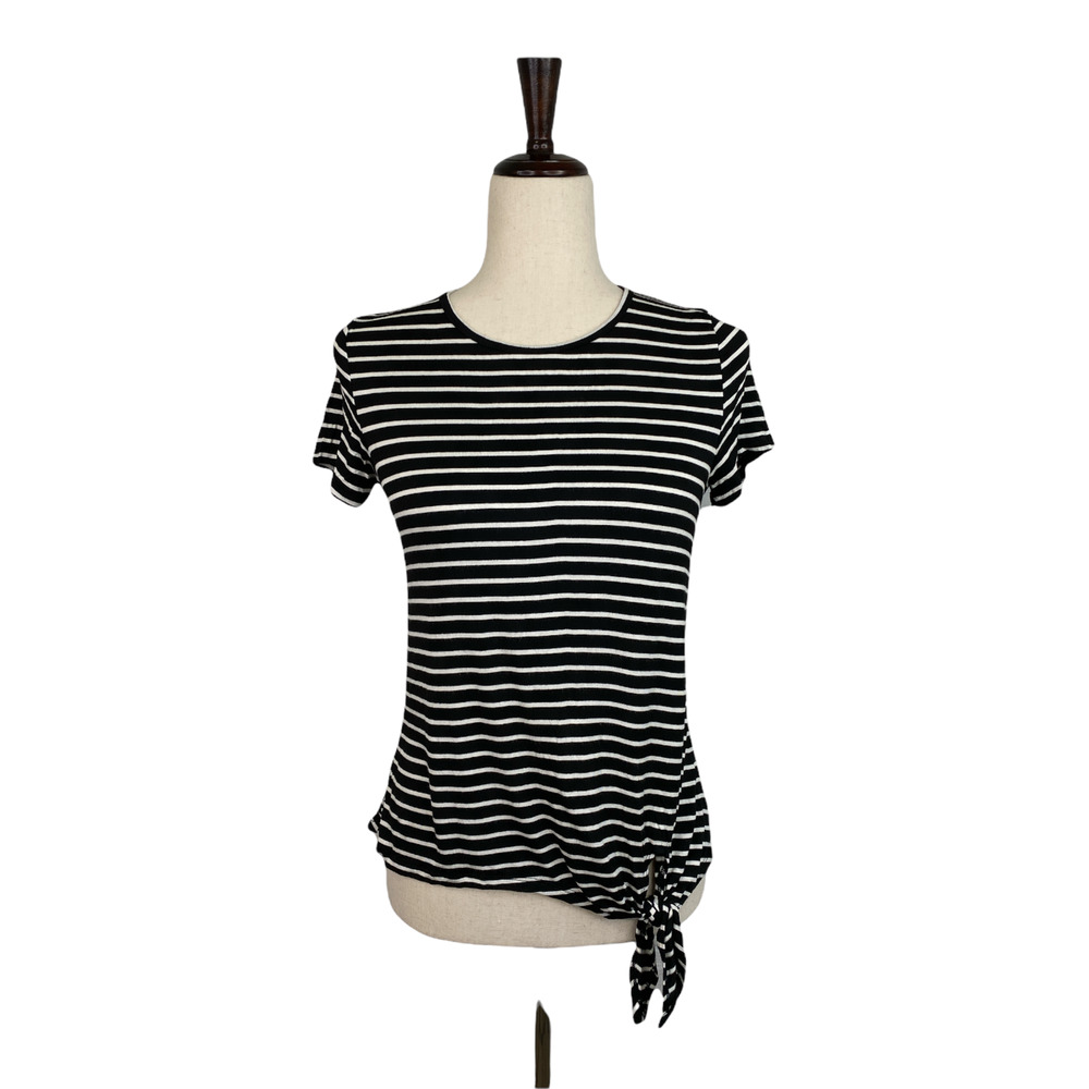 Hippie Chic Stripe Short Sleeve Tee Small